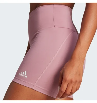 Шорти жіночі Adidas Yoga Essentials High-Waisted Short Leggings Pink IJ9352