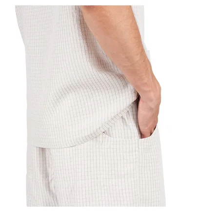 Шорти чоловічі Metalwood Studio Textured Caddie Beige MWS25-07-01-OAT