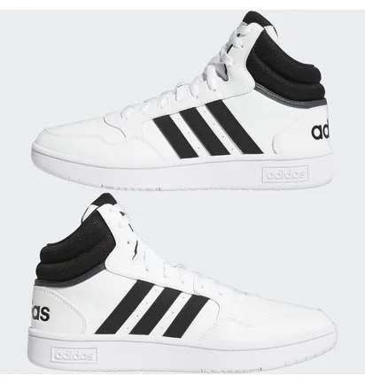 Кроссовки мужские Adidas Hoops 3.0 Mid Classic Vintage Shoes White Gw3019