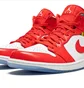 Кросівки чоловічі Air Jordan 1 Mid Se White/Red DC7294-600