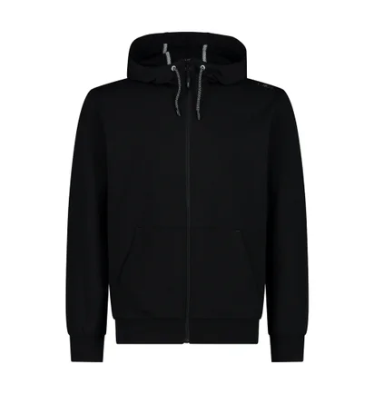 Толстовка мужская CMP Man Jacket Fix Hood Black 31D4317-U901
