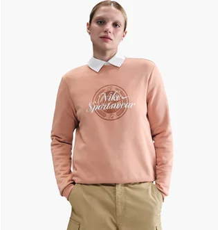 Свитшот женский Nike Sportswear Club Fleece Peach HV2342-688