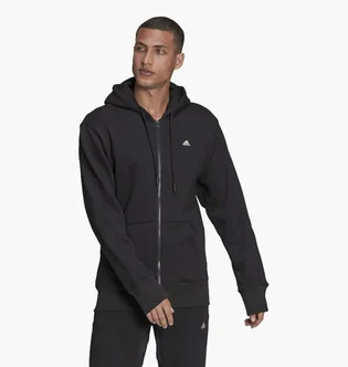 Толстовка чоловіча Adidas Sportswear Comfy & Chill Full Zip Hoodie Black H45369