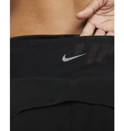 Шорты женские Nike Dri-Fit Swift WomenS Mid-Rise 3 2-In-1 Running Shorts With Pockets Black DX1029-010