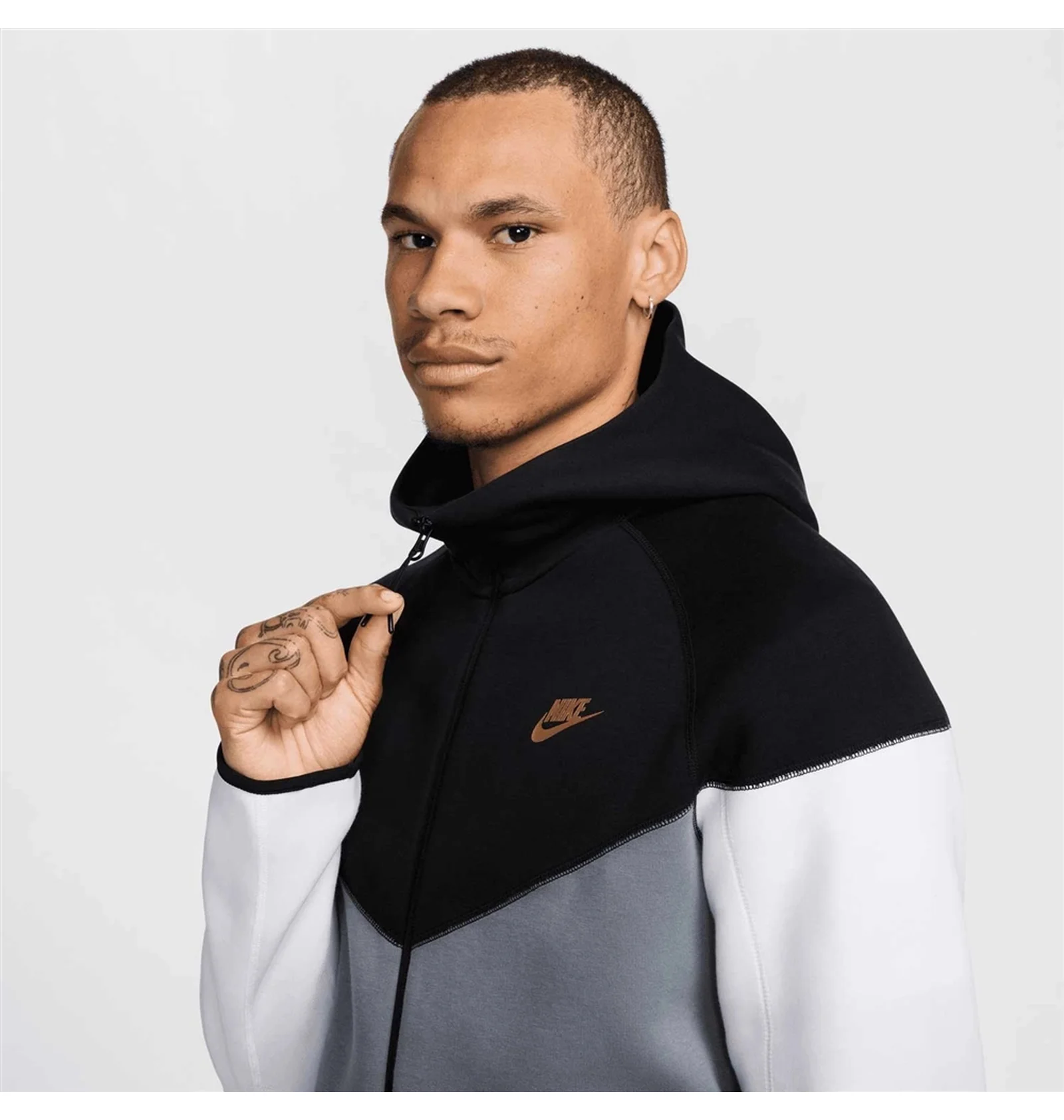 ᐉ Толстовка мужская Nike Tech Fleece Grey/Black FZ4709-011