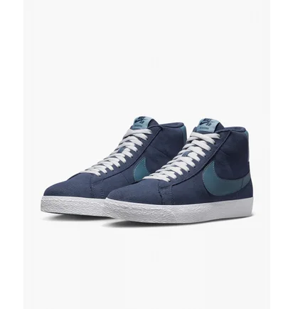 Кеды унисекс Nike Sb Zoom Blazer Mid Blue Fd0731-400