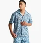 Рубашка мужская Air Jordan Essentials Allover Print Button-Down Poolside Top Light Blue FN4641-423
