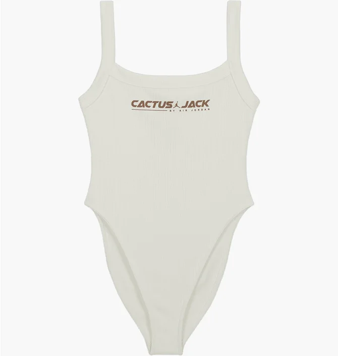 Боди женское Air Jordan Travis Scott Bodysuit Sail / Archaeo White DX8607-133