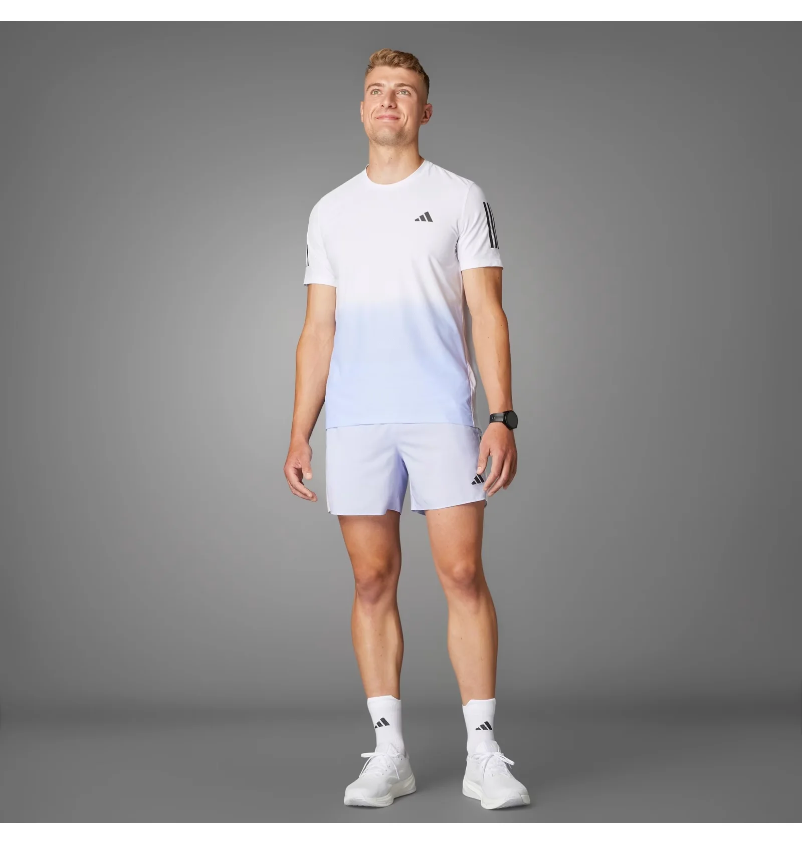 ᐉ Футболка чоловіча Adidas Own The Run Climacool Colorblock White