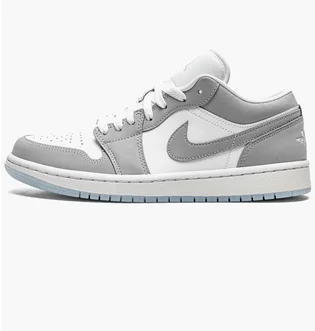 Кроссовки женские Air Jordan Wmns 1 Low White/Grey DC0774-105