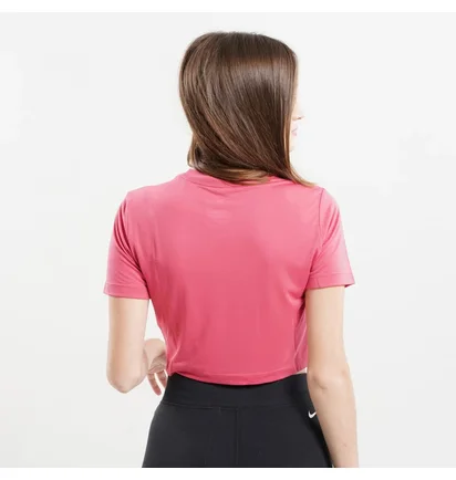 Футболка женская Nike W Nsw Essntl Tee Slim Crp Lbr Pink Dd1328-622
