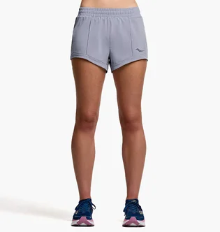 Шорти жіночі Saucony Outpace 3 Short Grey SAW800422-IR
