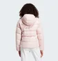 Куртка жіноча Adidas Essentials 3-Stripes Mid Down Hooded Jacket Peach IX8923