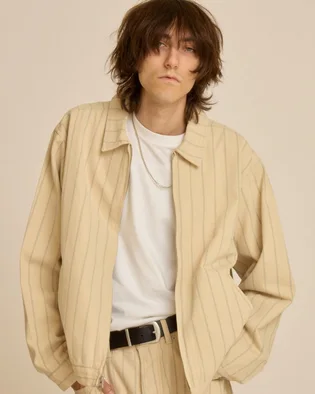 Куртка чоловіча Obey Stripe Beige 121800590-PEL