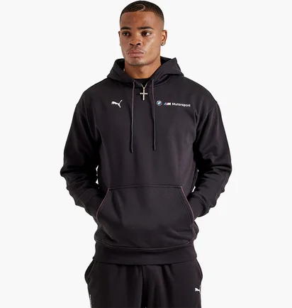 Худи мужское Puma Bmw Motorsport Fleece Hoodie Black 627498-01
