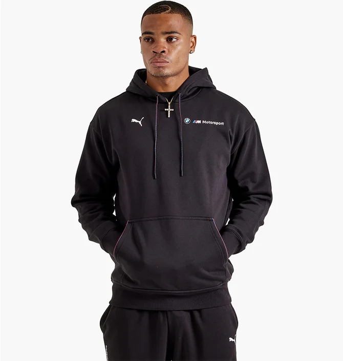 Худи мужское Puma Bmw Motorsport Fleece Hoodie Black 627498-01