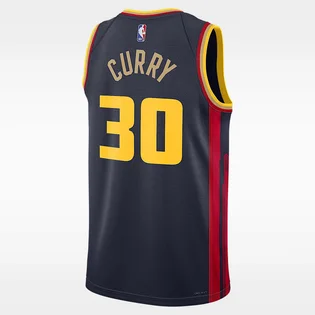 Майка чоловіча Nike Nba Stephen Curry Golden State Warriors Jersey 2024/25 City Edition Swingman Blue FQ4342-422