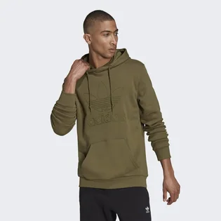 Худи мужское Adidas Graphics Trefoil Series Hoodie Olive H13499