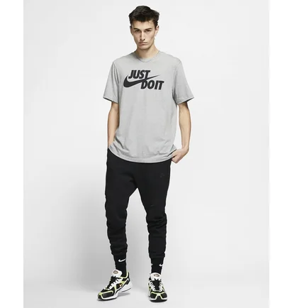 Футболка чоловіча Nike M Nsw Tee Just Do It Swoosh Grey AR5006-063