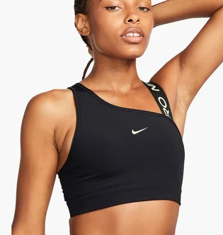 Топ жіночий Nike Pro Swoosh Medium-Support Asymmetrical Sports Bra Black DM0570-011