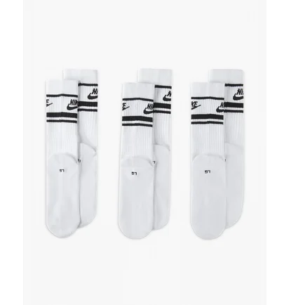 Носки унисекс Nike U Nk Nsw Everyday Essential Cr White (3 пары) DX5089-103