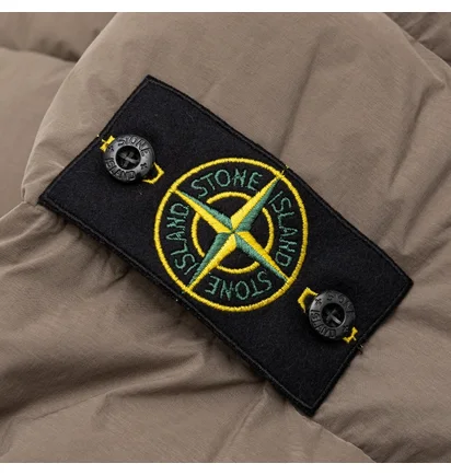 Пуховик чоловічий Stone Island Seamless Tunnel Nylon Down-Tc Hooded Jacket Brown 811543128-V0075