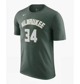 Футболка мужская Nike Milwaukee Bucks Nba T-Shirt - Giannis Antetokounmpo #34 Green Dr6385-329