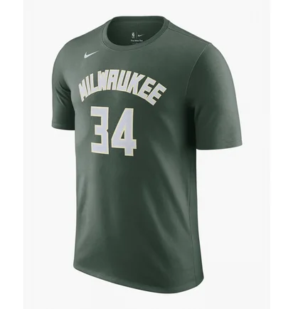 Футболка мужская Nike Milwaukee Bucks Nba T-Shirt - Giannis Antetokounmpo #34 Green Dr6385-329