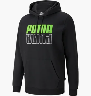 Худі чоловіче Puma Power Logo Fleece Hoodie Black 589409-51