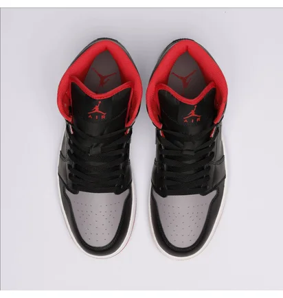Кроссовки мужские Air Jordan 1 Mid Black/Grey DQ8426-006