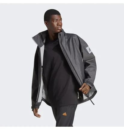 Куртка чоловіча Adidas Myshelter Rain.Rdy Denim Jacket Grey IB1648