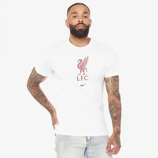 Футболка чоловіча Nike Liverpool 22/23 Crest Ss Tee White DM3482-100