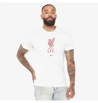 Футболка чоловіча Nike Liverpool 22/23 Crest Ss Tee White DM3482-100