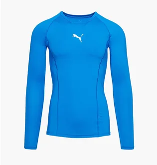 Лонгслив мужской Puma Liga Base Layer Ls Tee Light Blue 655920-02