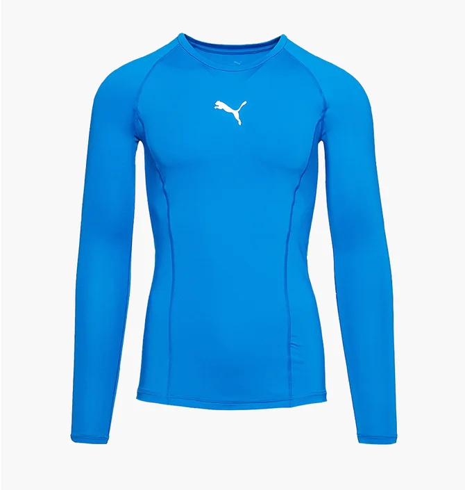 Лонгслив мужской Puma Liga Base Layer Ls Tee Light Blue 655920-02