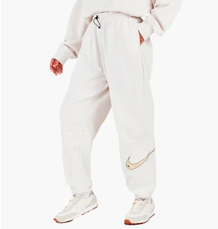 Штаны унисекс Nike Womans Sportswear Swoosh High-Rise Jogger Pants White Dm6205-030