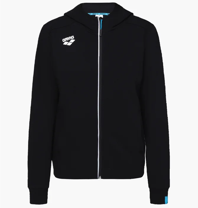 Куртка женская Arena Womens Team Hooded Jacket Pan Blue 004895-500