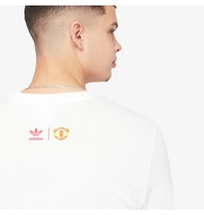 Футболка чоловіча Adidas Originals Manchester United Old Trafford Trefoil Tee White HP0452