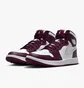 Кроссовки мужские Air Jordan I High G MenS Golf Shoes White/Bordo DQ0660-103