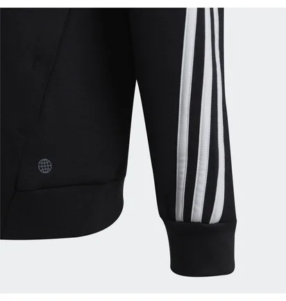 Толстовка детская Adidas Future Icons 3-Stripes Full-Zip Sportswear Black HR6317