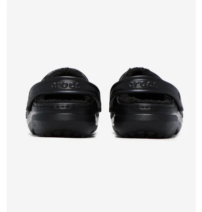 Тапочки унисекс Crocs Classic Lined Clog Black 203591-060