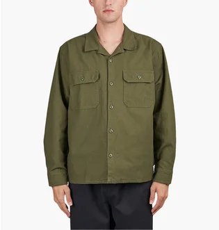 Сорочка чоловіча OBEY Minus Shirt Olive 181200373-ARM