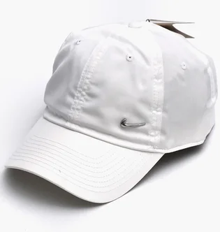 Кепка унісекс Nike Dri-Fit Club Metall-Swoosh Logo Cap White FB5372-100