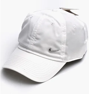 ᐉ Кепка унисекс Nike Dri-Fit Club Metall-Swoosh Logo Cap White