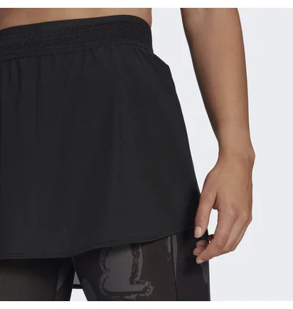 Штаны женские Adidas Tennis New York 2-In-1 7/8 Tights Brown Ht3403