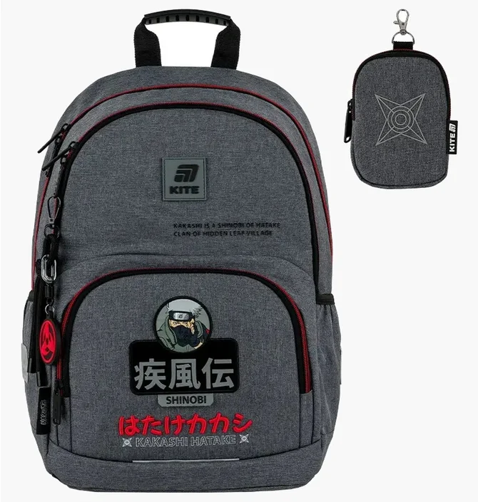 Рюкзак детский Kite Naruto Grey NR25-585M-1