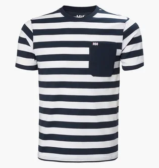 Футболка чоловіча Helly Hansen Hudson Blue/White 54530-599