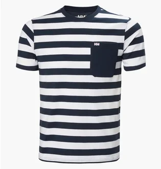 Футболка мужская Helly Hansen Hudson Blue/White 54530-599