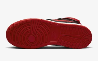 Кроссовки детские Air Jordan 1 Hi Flyease Gs Black/Red DC7986-060