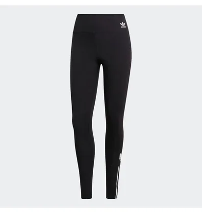 Леггинсы женские Adidas Adicolor 3D Trefoil High-Waisted Originals Black GT8461